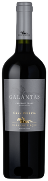 Bottle of Galantas Gran Reserva Cabernet Franc wine with a visible label.