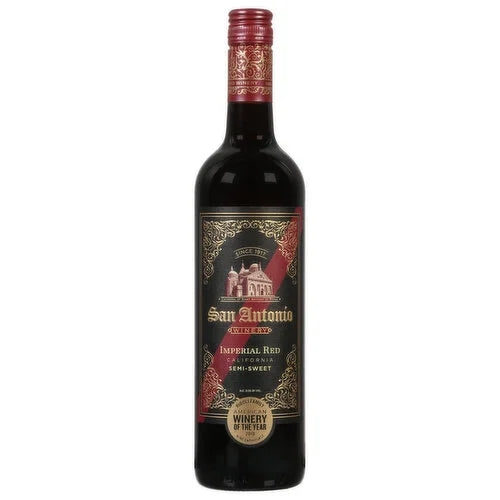 San Antonio Specialty Imperial Red Semi-Sweet Red Wine 750 ML