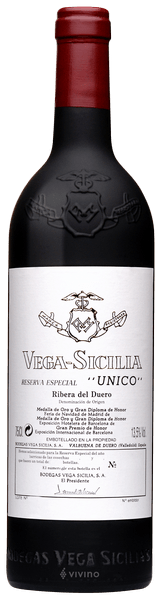 Vega Sicilia Ribera Del Duero Unico 2015 750 ML