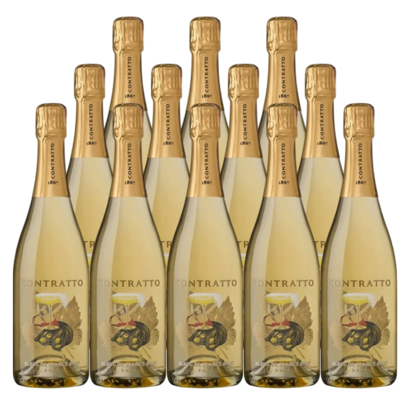 Contratto Blanc de Blancs Pas Dose 750 ML (12 Bottles)