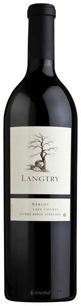 Langtry Tephra Ridge Vineyard Merlot Lake County 2023 750 ML bottle