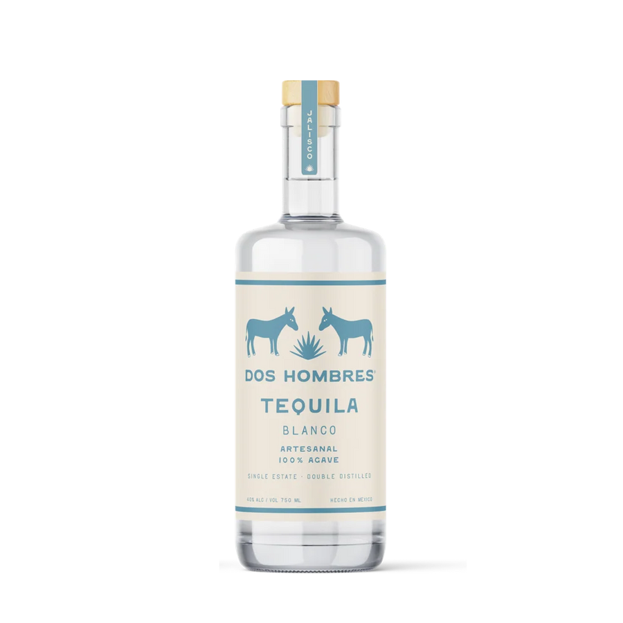 Dos Hombres Tequila Blanco 80 Proof 750 ML
