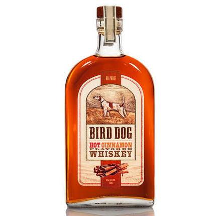 Bird Dog Hot Cinnamon Flavored Whiskey 750ML bottle with bold spicy cinnamon flavor