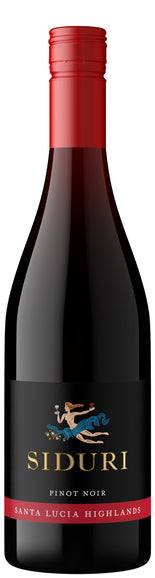 Siduri Pinot Noir Santa Lucia Highlands 2024 bottle showcasing elegant California red wine with cherry and raspberry notes