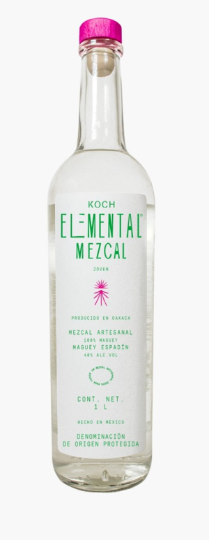 Koch Mezcal Artesanal Espadin Elemental 1 L bottle