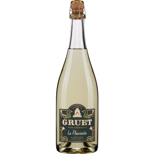 Bottle of Gruet Le Spritz Le Fleuriste 750 ML sparkling floral wine cocktail with citrus and herbal notes
