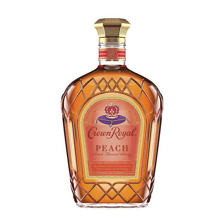 crown royal peach flavored whiskey 70 1 L