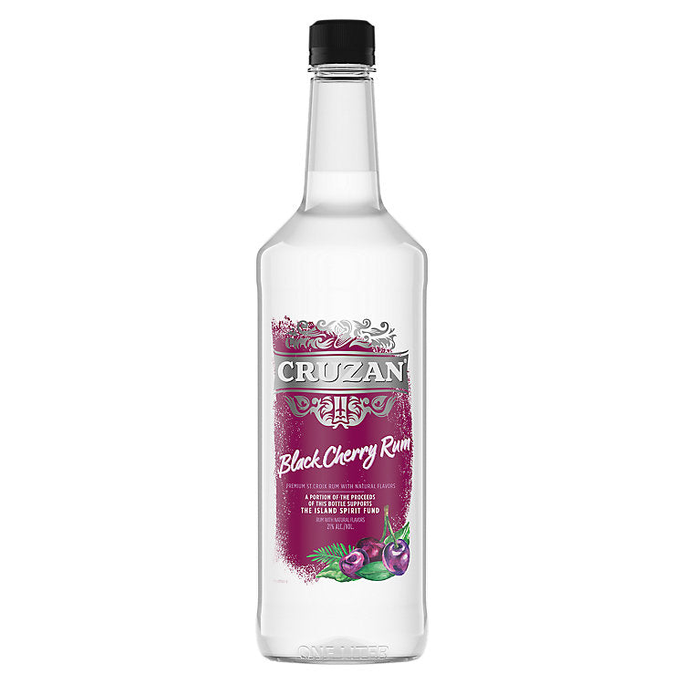 cruzan black cherry flavored rum 42 1 L