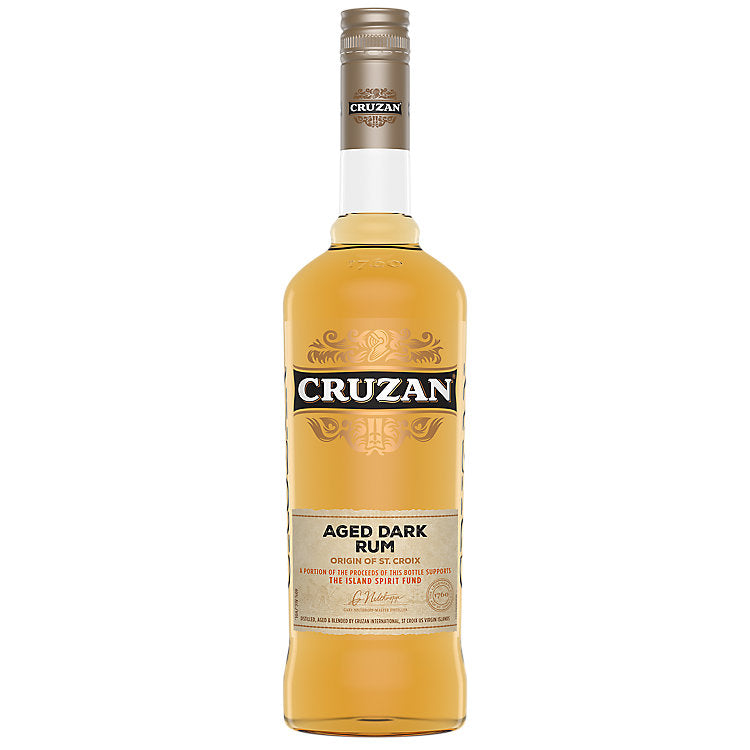 Cruzan Dark Rum Aged 2 Yr 80 750 ML