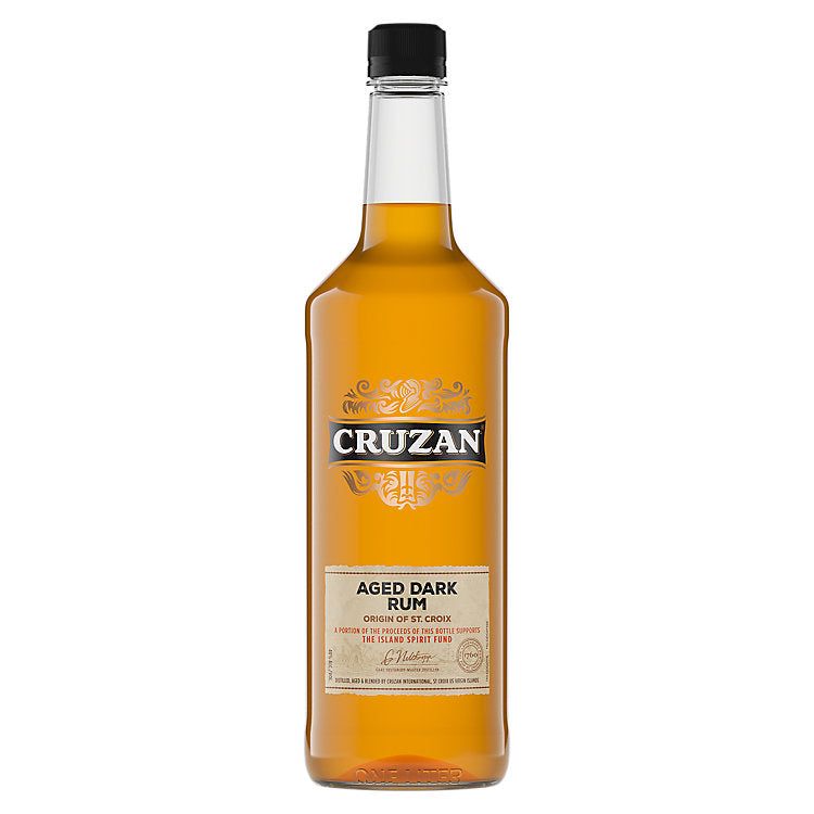 cruzan dark rum aged 80 1 L