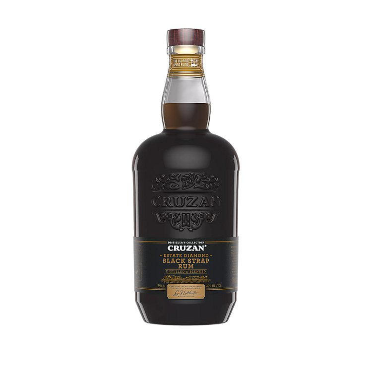 Cruzan Dark Rum Black Strap Estate Diamond 80 750 ML