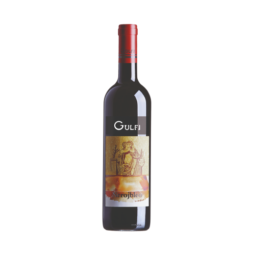 Bottle of Gulfi Nero D Avola Nerojbleo 2021 Sicilian red wine 750ml with rich fruit and spice notes