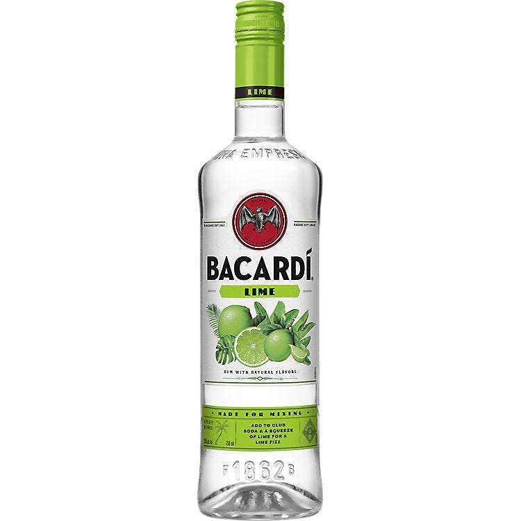 Bacardi Lime Flavored Rum Bacardi Lime 70 750 ML