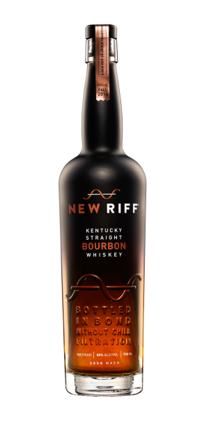 Bottle of New Riff Kentucky Straight Bourbon Whiskey 100 Proof 750 ML with rich caramel and vanilla notes