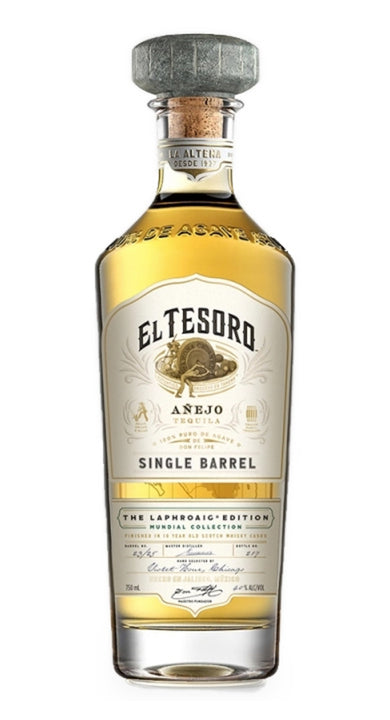 El Tesoro de Don Felipe Mundial Collection Laphroaig Casks Tequila Anejo 750 ML