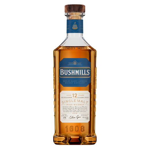 Bushmills Single Malt 12 Year Irish Whiskey 750 ML