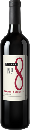 Cellar 8 Cabernet Sauvignon 750 ML wine bottle displaying label.