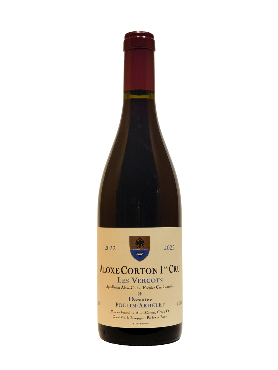 Domaine Follin Arbelet Les Vercots Aloxe Corton 1er Cru 2022 750 ML