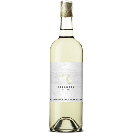 Rockblock Sauvignon Blanc 750ml bottle vibrant New Zealand white wine with citrus and tropical fruit notes