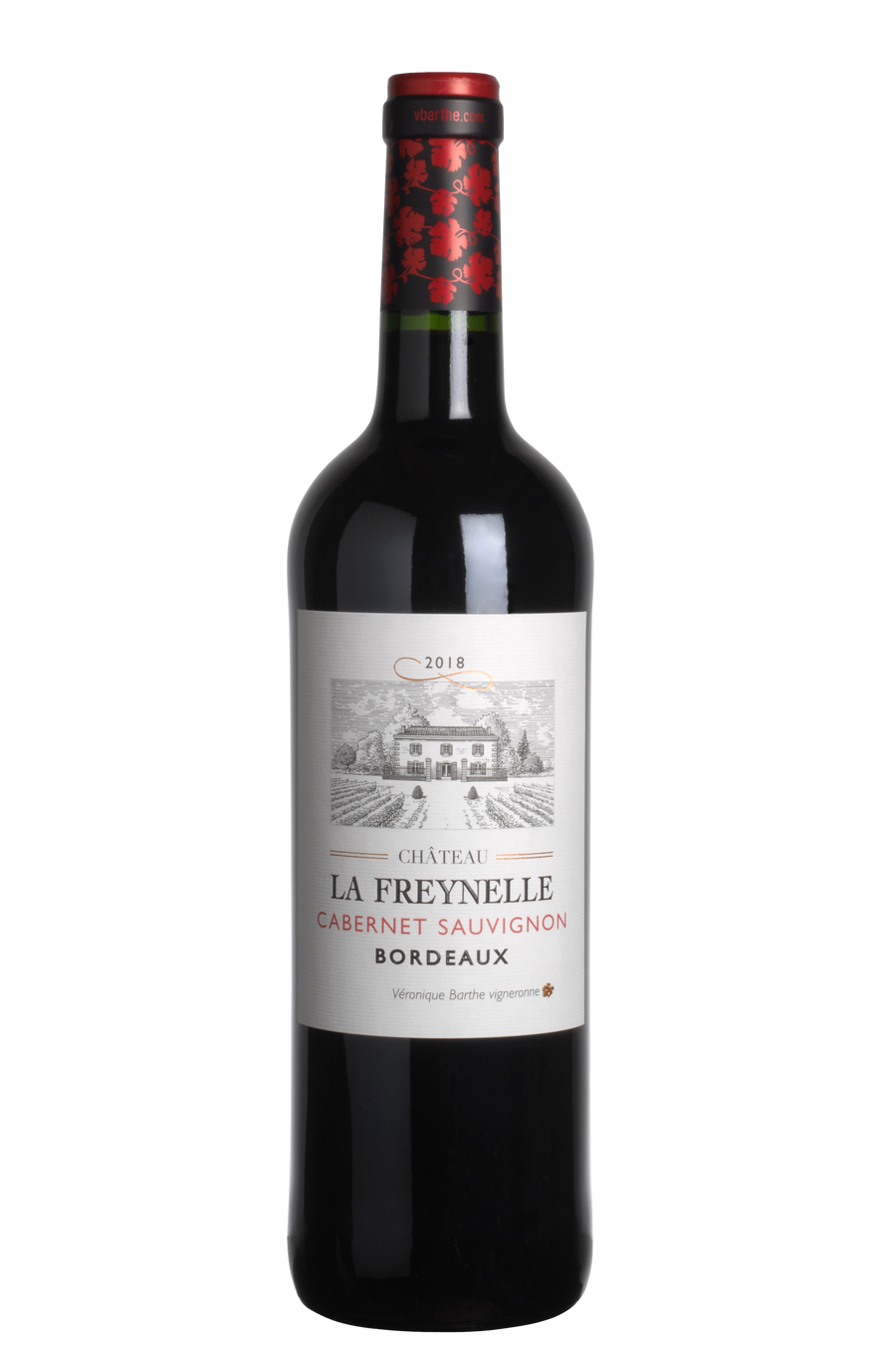 Chateau Freynelle Cabernet Sauvignon 750 ML bottle showcasing rich French red wine with blackcurrant and plum flavors