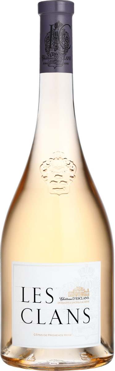 Chateau D Esclans Les Clans Rose 2021 1.5 L bottle showcasing elegant Provence rosé wine with red berries and floral notes