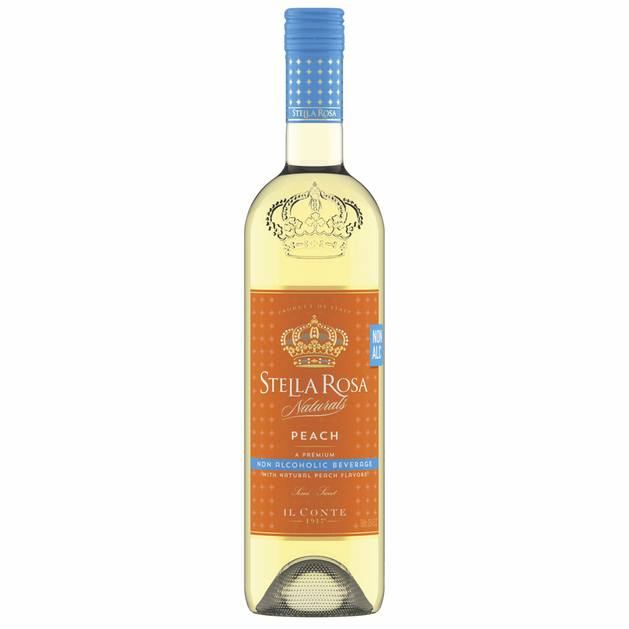 Stella Rosa Naturals Peach Non-Alcoholic Wine Sparkling 750 ML bottle
