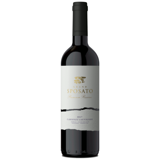Sposato Gran Reserva Cabernet Sauvignon 750 ML bottle with dark red wine and elegant label design