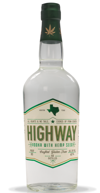 Highway Hemp Seed Vodka 750 ML
