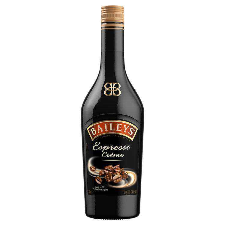 Baileys Cream Liqueur Espresso 34 750 ML bottle with bold Irish cream and espresso flavors.
