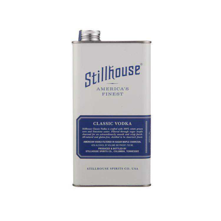 Stillhouse Classic Vodka 750ml in stainless steel can.