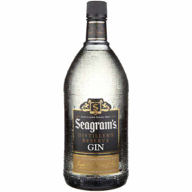 Seagram's Dry Gin Distiller’s Reserve 94 1.75 L bottle with premium label.