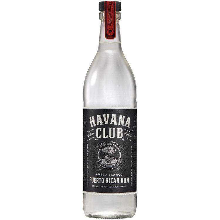 Havana Club Light Rum Anejo Blanco 750ml bottle.