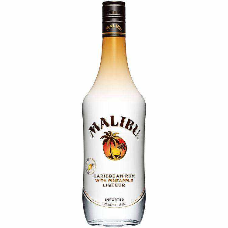 Malibu Pineapple Flavored Rum 42 750 ML