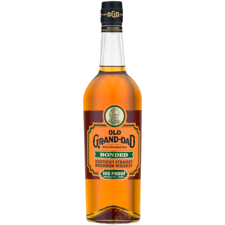 Old Grand Dad Straight Bourbon Bottled In Bond 750ml, 100 proof.