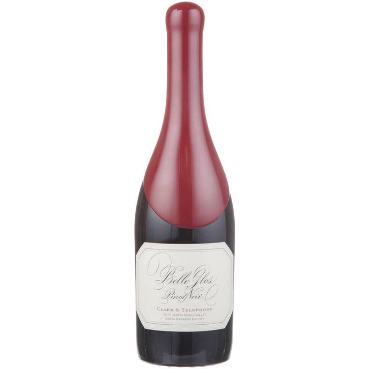 Belle Glos Pinot Noir Clark & Telephone Santa Maria Valley 2024 wine bottle with rich dark fruit and oak flavors