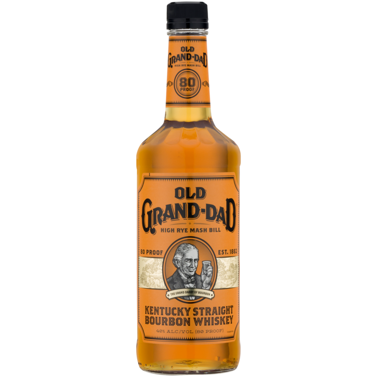 Old Grand Dad Straight Bourbon 80 proof 750ml bottle.