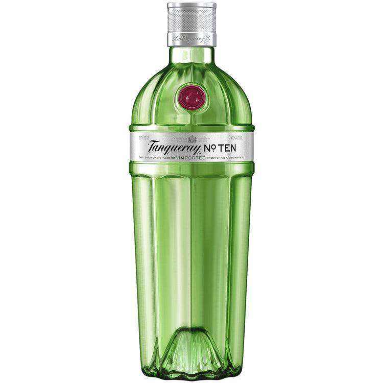 Tanqueray Batch Distilled Gin No. Ten 1.75L bottle with classic green design.