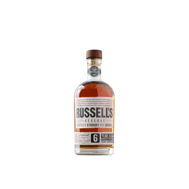 Russell'S Reserve Straight Rye Whiskey Small Batch 6 Year 90 750 ML