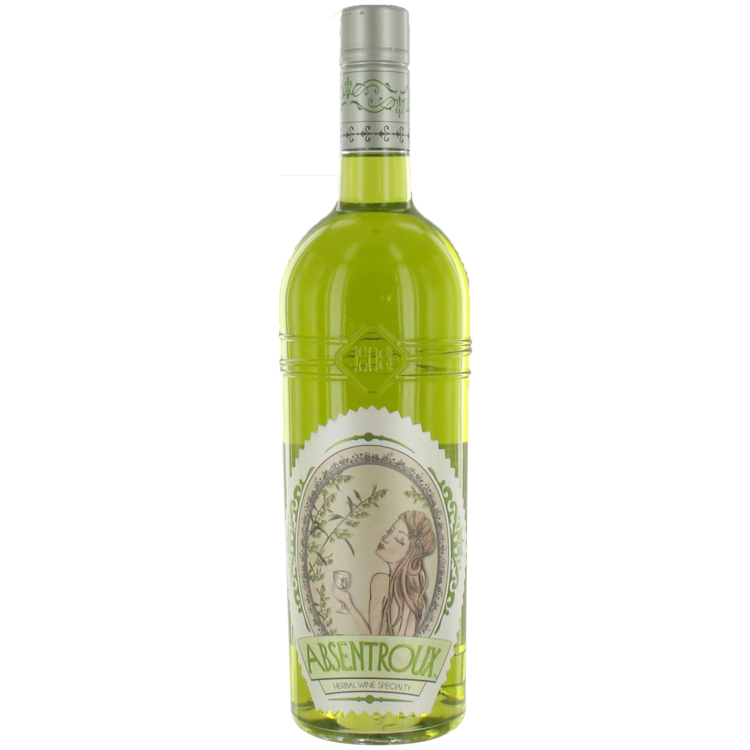 Absentroux Herbal Wine Specialty 750 ML bottle herbal aperitif wine with botanicals