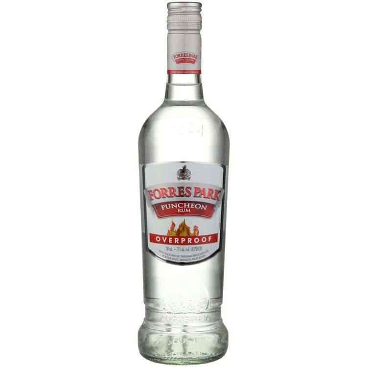 Forres Park Overproof Rum Puncheon 750 ML bottle.