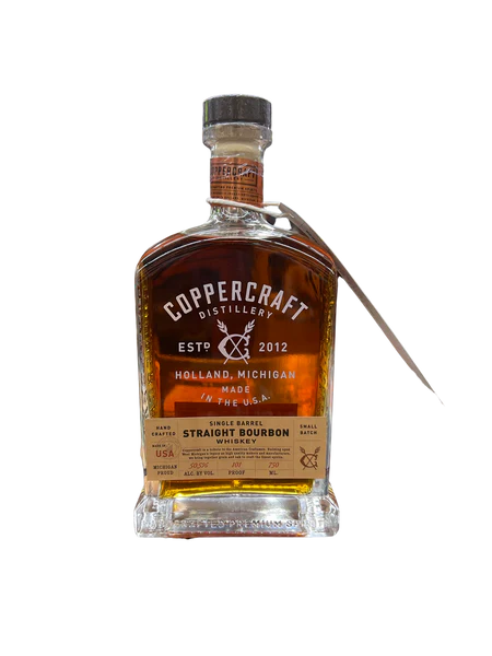 Coppercraft Distillery Single Barrel Straight Bourbon 750 ML