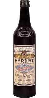 750 ML bottle of Meletti Fernet Liqueur Italian herbal digestif with amber color