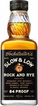Hochstadter's Rock & Rye Slow And Low 84 bottle with whiskey cocktail ingredients