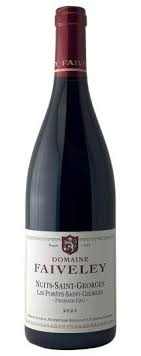 Domaine Faiveley Nuits Saint George Saint Georges 1ER 2023 750ML bottle showcasing Premier Cru Burgundy Pinot Noir wine