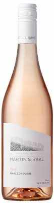 Bottle of Martin's Rake Rose 2020 750 ML pink wine with strawberry and raspberry notes