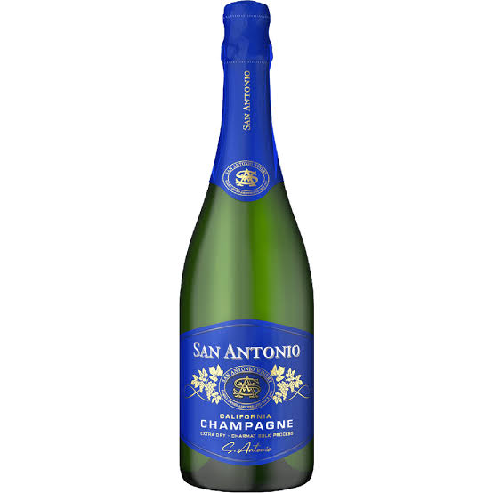 San Antonio California Champagne Sparkling White Wine 750 ML