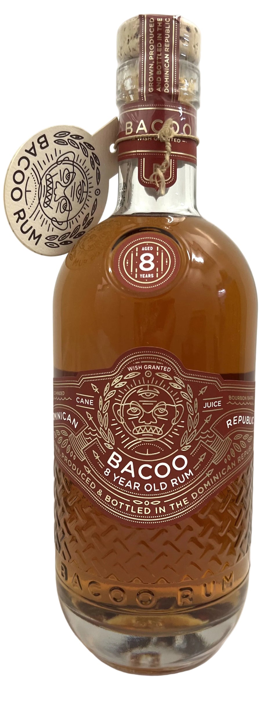 Bacoo Dominican Rum 8Yr W Tiki Mug 750 ML