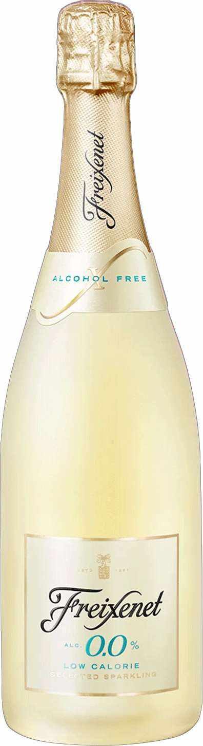 Freixenet Legero White alcohol free sparkling wine 750ml bottle with bright bubbles and elegant design