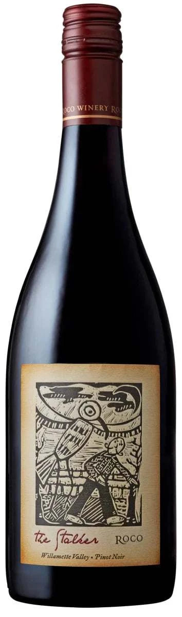 ROCO The Stalker Pinot Noir 2022 bottle showcasing Oregon's elegant and balanced red wine