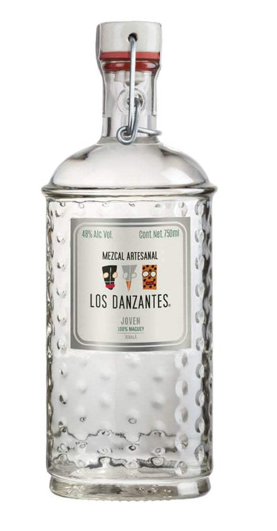 Bottle of Los Danzantes Mezcal Tobala showcasing artisanal Oaxacan mezcal made from wild Tobala agave